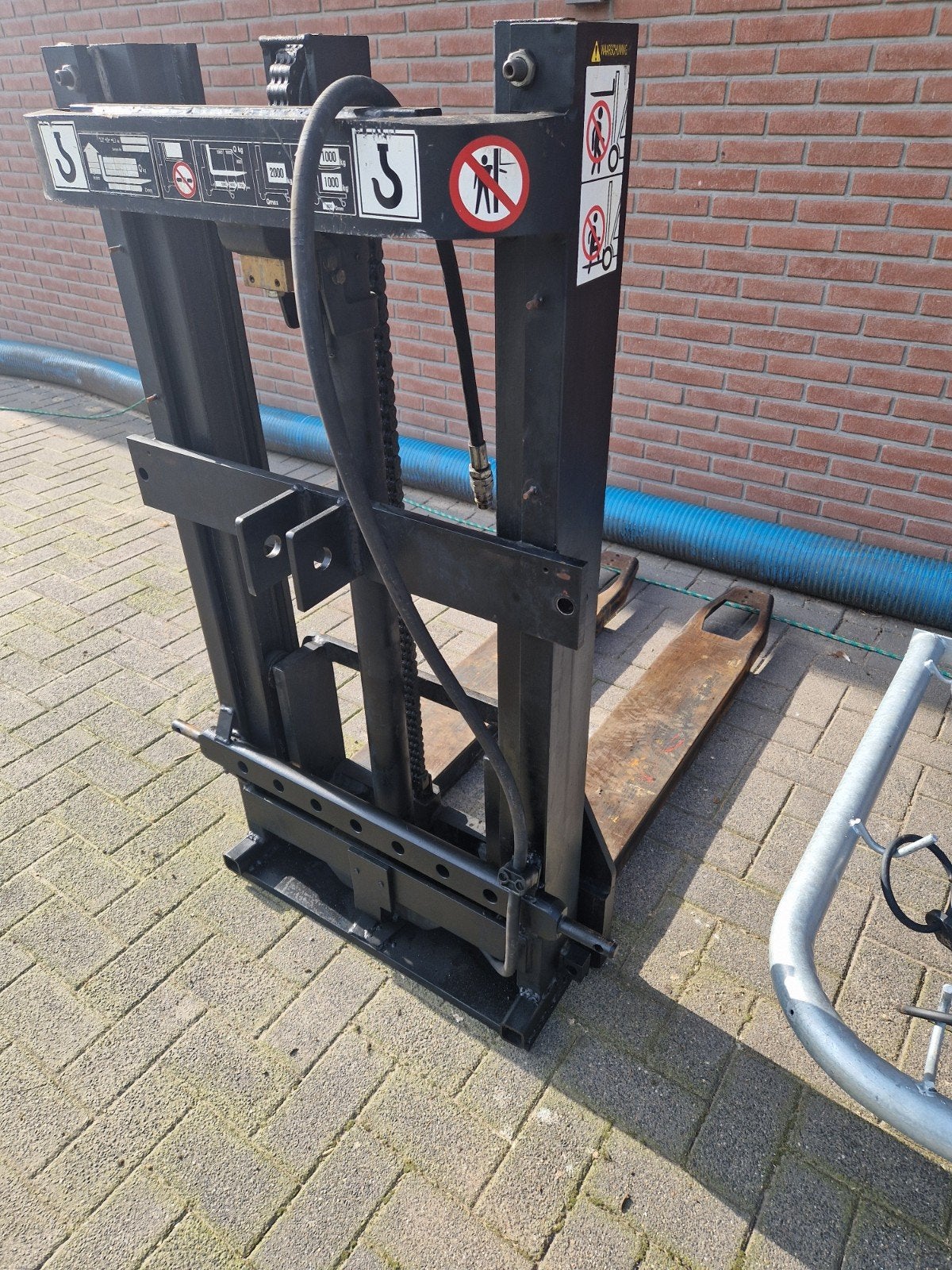 kleine hefmast 125 cm mesttank onderstel, Ophalen of Verzenden