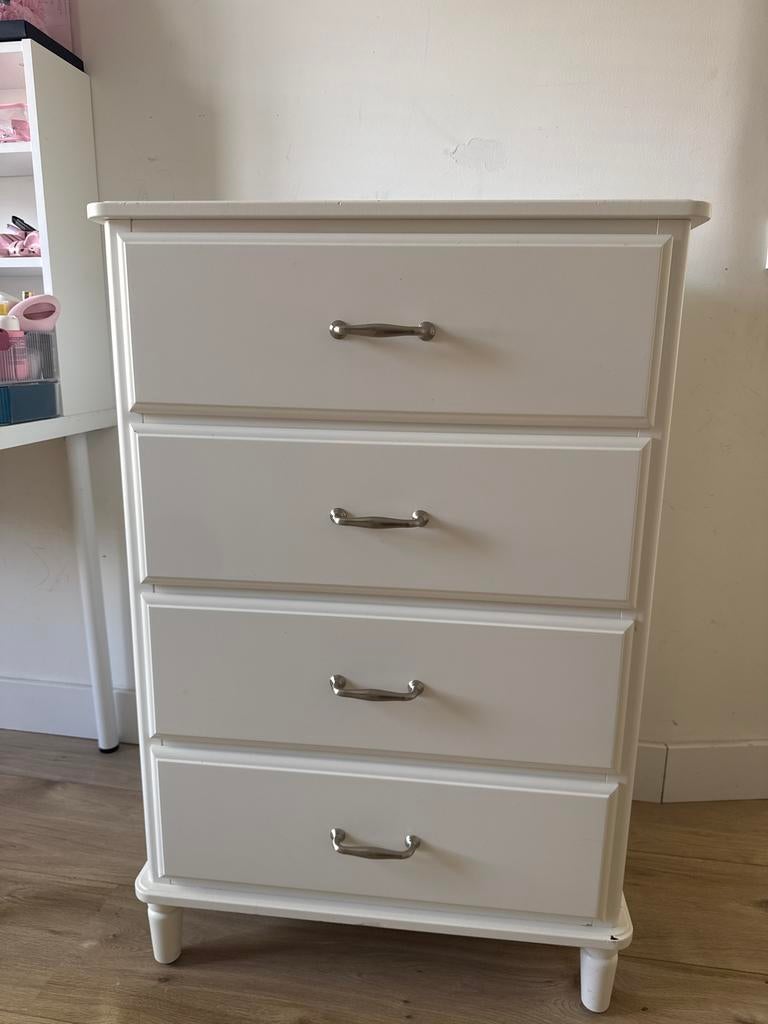 Tyssedal ladekast met 4 lades, Ophalen, Overige materialen, Minder dan 50 cm, Gebruikt