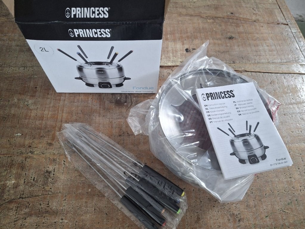 Princess fondueset nieuw in doos, Ophalen of Verzenden, Nieuw, Brander, Fondueset