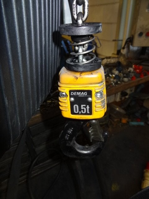 DC-Pro DEMAG kettingtakel 500 kg, Doe-het-zelf en Verbouw, Ophalen, Zo goed als nieuw, Elektrisch