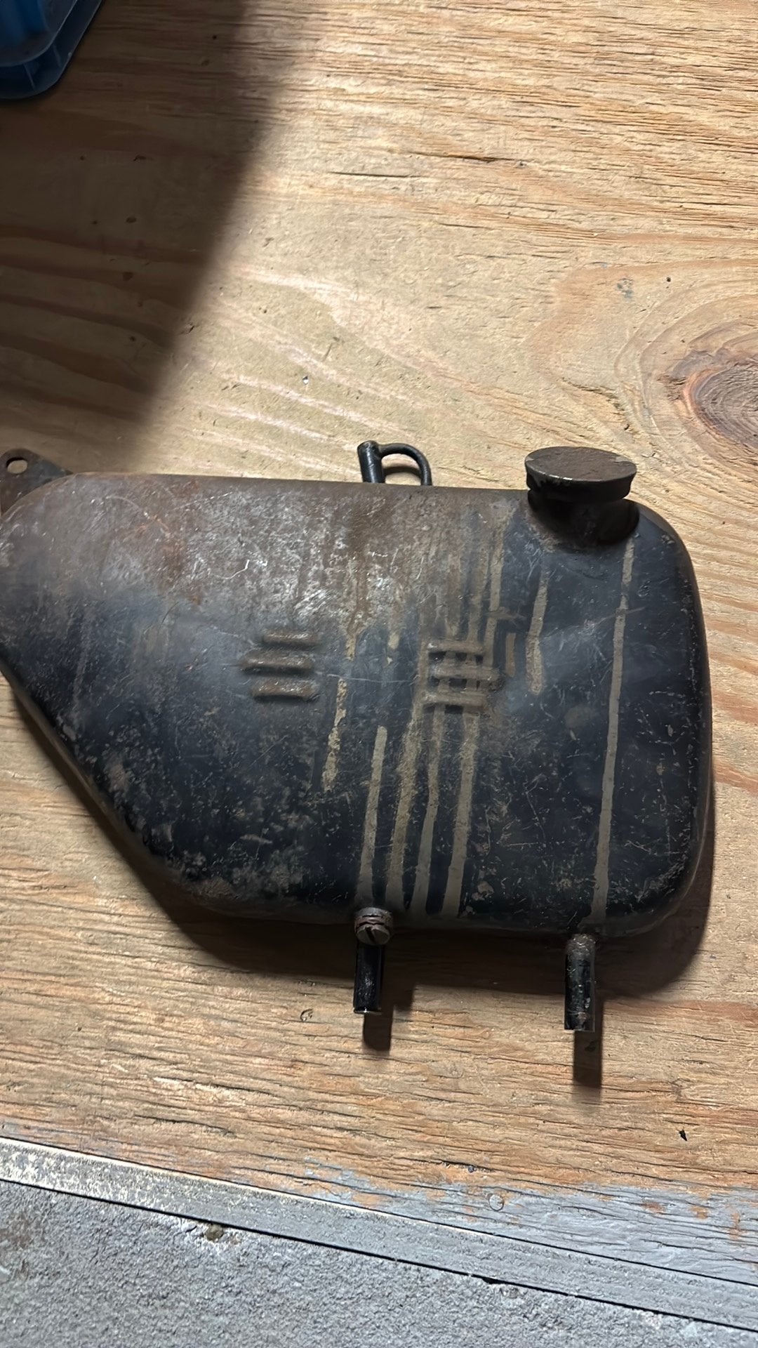 Ajs matchless olie tank, Ophalen of Verzenden, Gebruikt