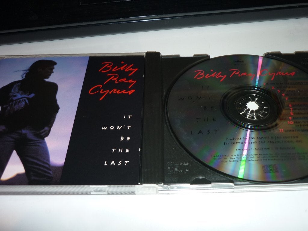 Billy Ray Cyrus - It Won't Be The Last CD, Gebruikt, Ophalen of Verzenden, Inclusief boekje, Country