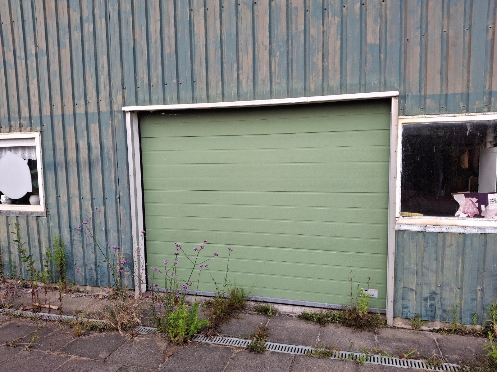BG elektrische Garagedeur / roldeur / overheaddeur, Ophalen, Gebruikt, Garagedeur, Metaal