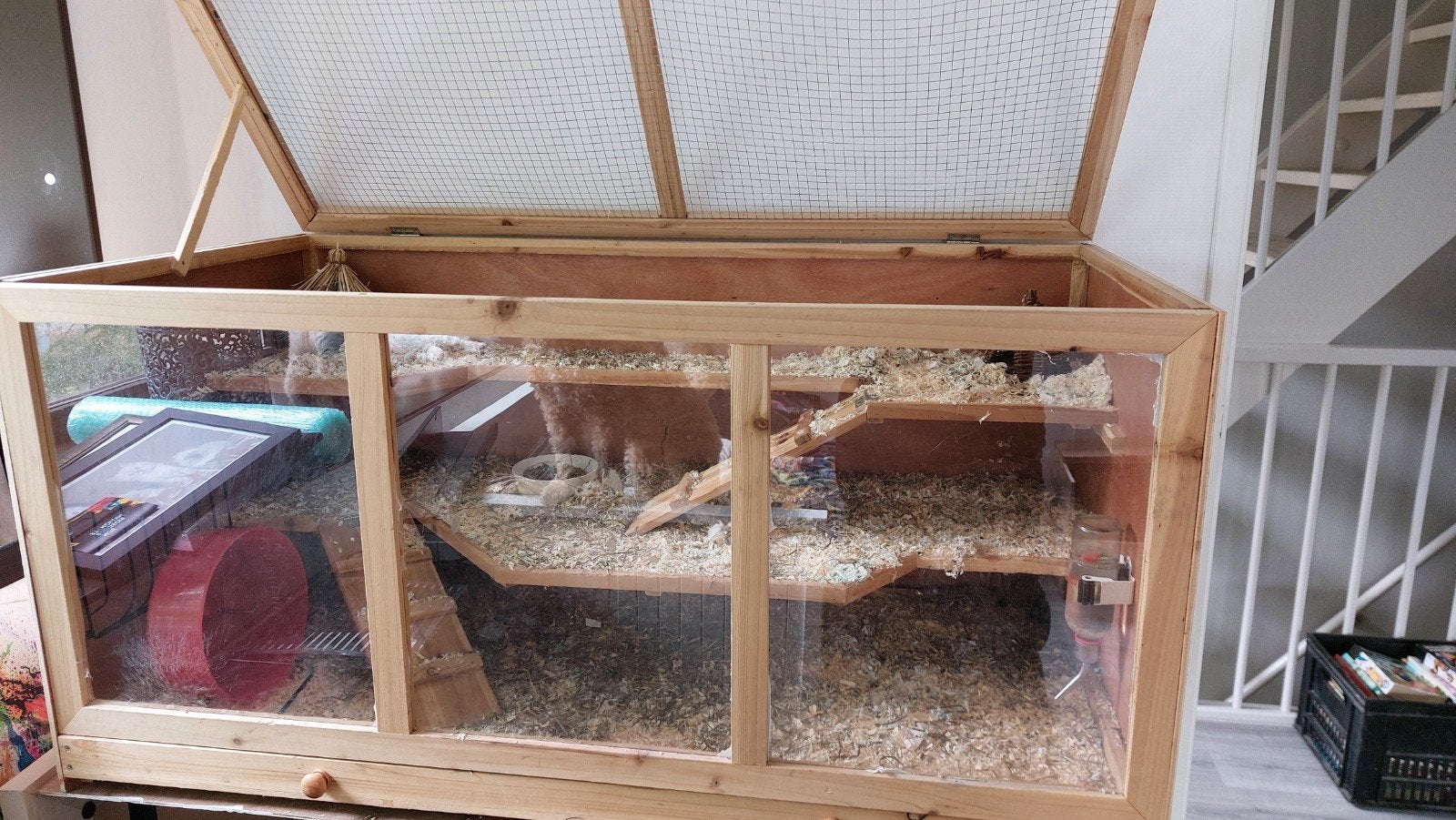 (Knaag)dieren verblijf, Dieren en Toebehoren, Knaagdieren en Konijnen | Hokken en Kooien, Gebruikt, Muis, Hok, 75 tot 110 cm