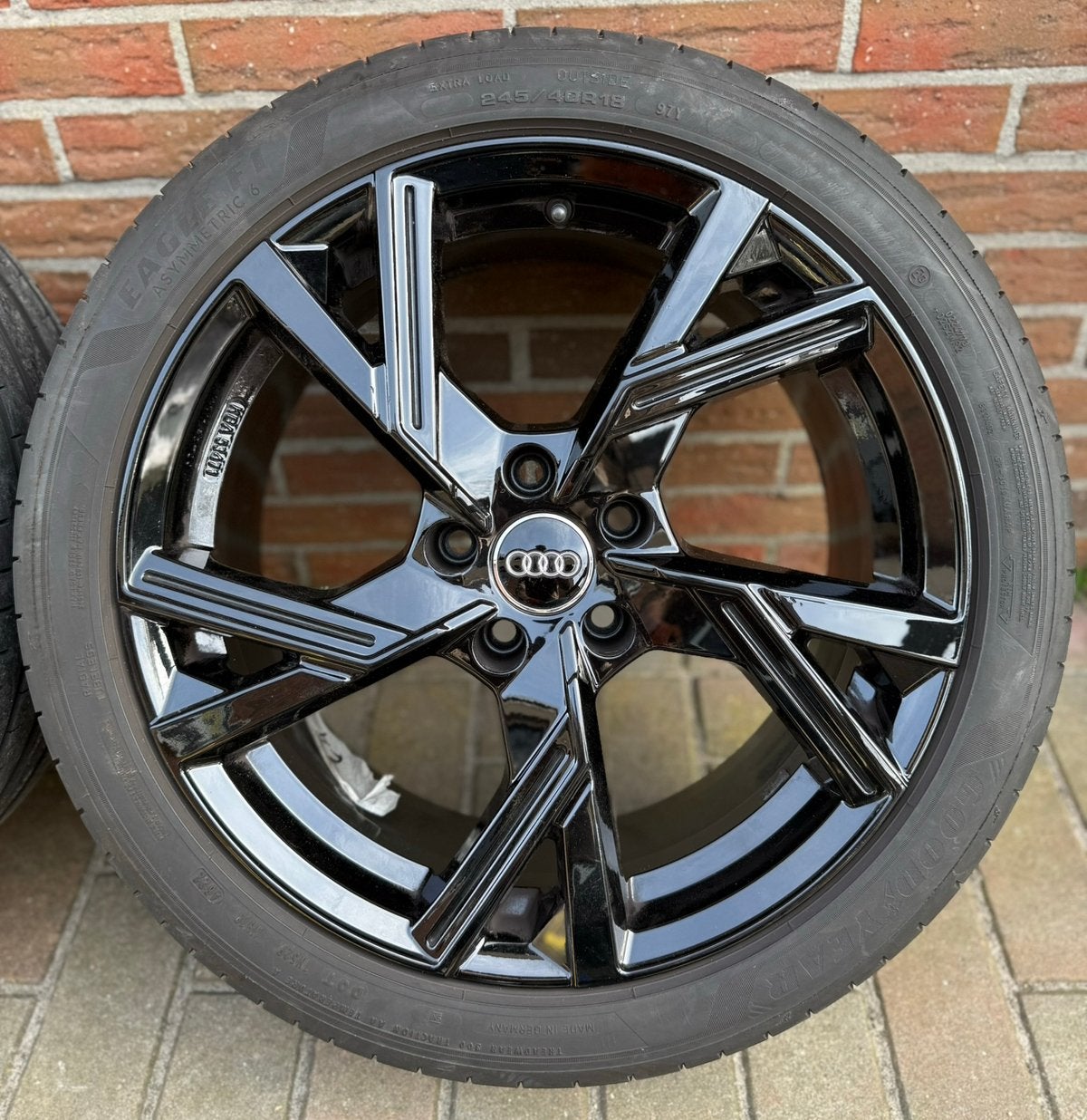 ✅ Audi RS Angel Velgen + A merk zomer VAG VW Skoda A4 A5, Auto-onderdelen, Banden en Velgen, Ophalen, 18 inch, Banden en Velgen