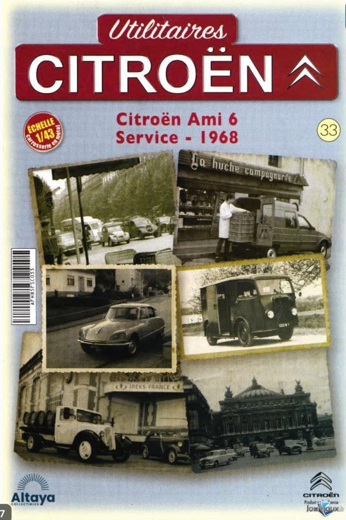 Citroen Ami 6 Service Assistance 1/43 Utilitaires Citroen 33, Hobby en Vrije tijd, Modelauto's | 1:43, Verzenden, Nieuw, Auto