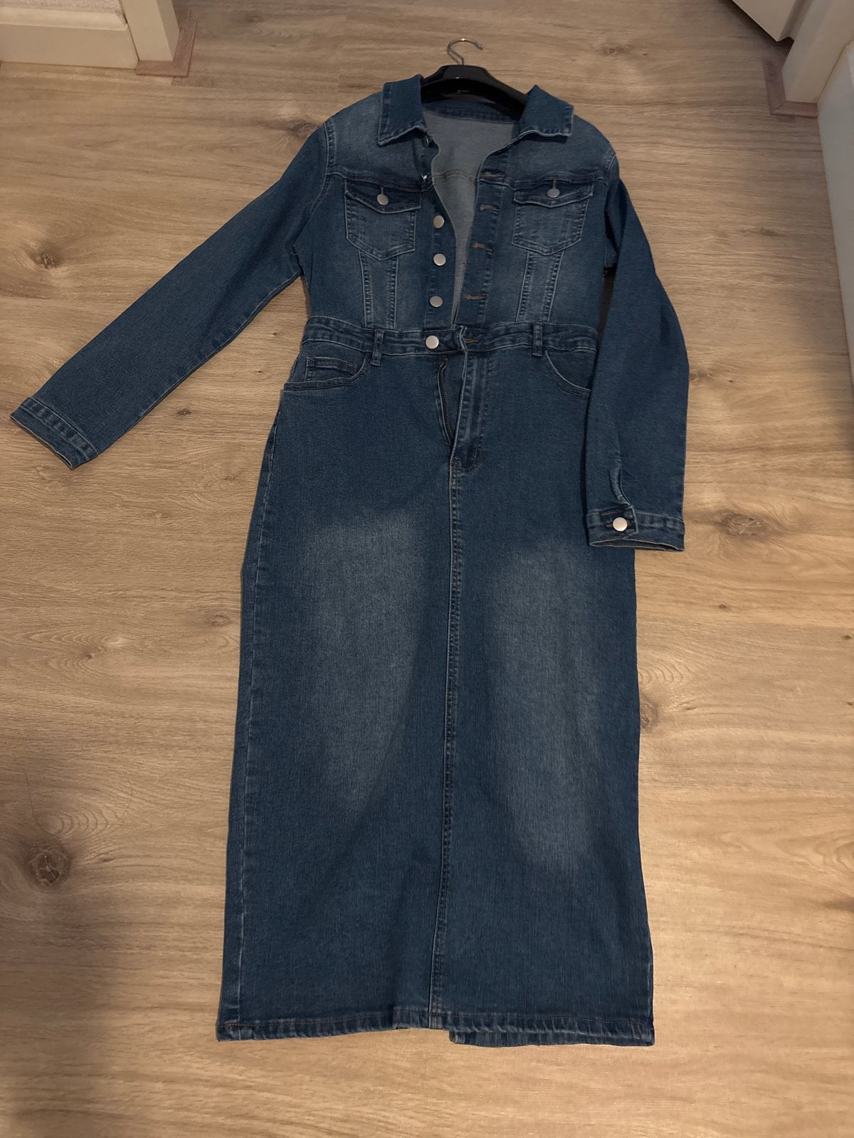 Spijkerjurk maat S/M, Kleding | Dames, Blauw, Ophalen of Verzenden, Zo goed als nieuw, Maat 36 (S)