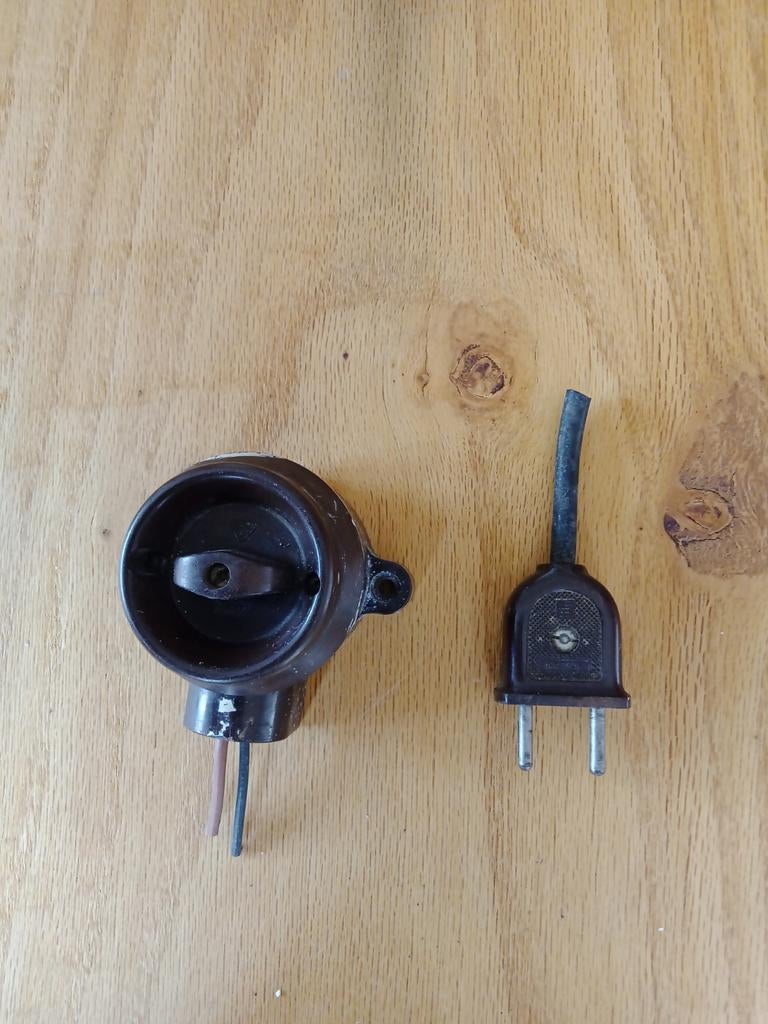 Bakelieten schakelaar vintage, Ophalen of Verzenden