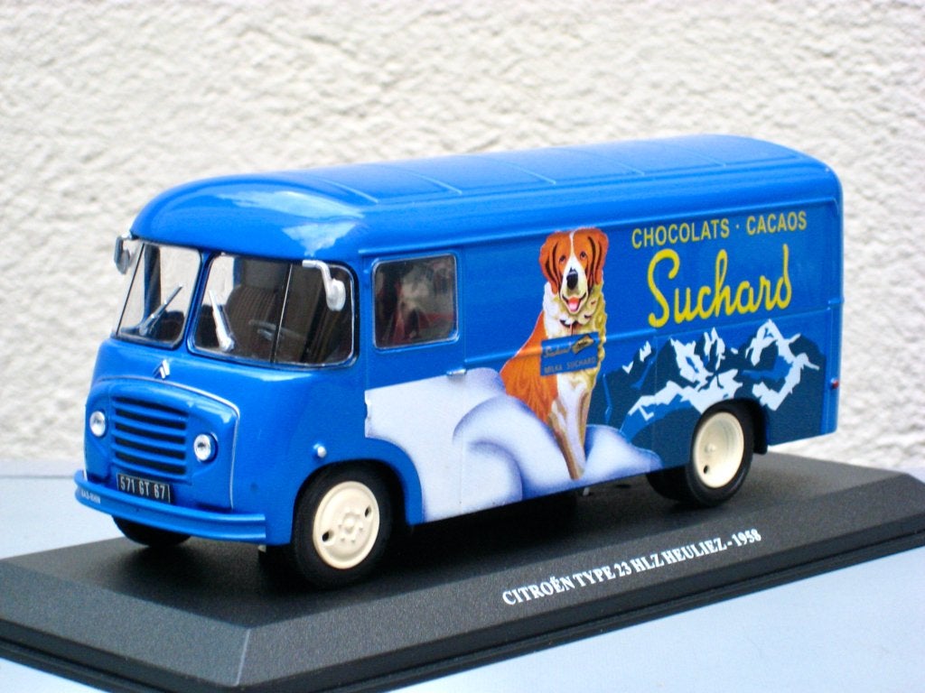 Citroen U 23 Heuliez 1958 Suchard Altaya utilitaires 1:43, Ophalen of Verzenden, Nieuw, Auto, Overige merken