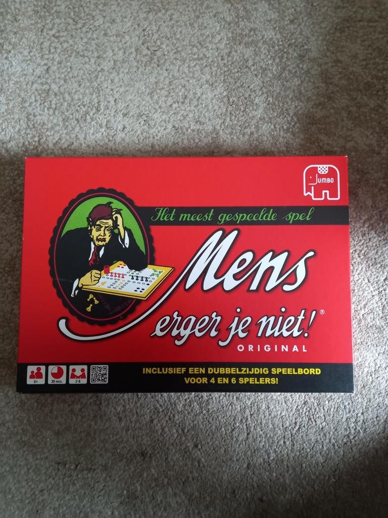 Mens  erger je niet . Als nieuw, Ophalen of Verzenden, Zo goed als nieuw
