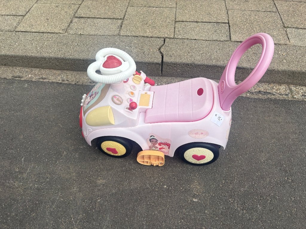 Loop auto Disney roze, Ophalen, Gebruikt, Loopvoertuig