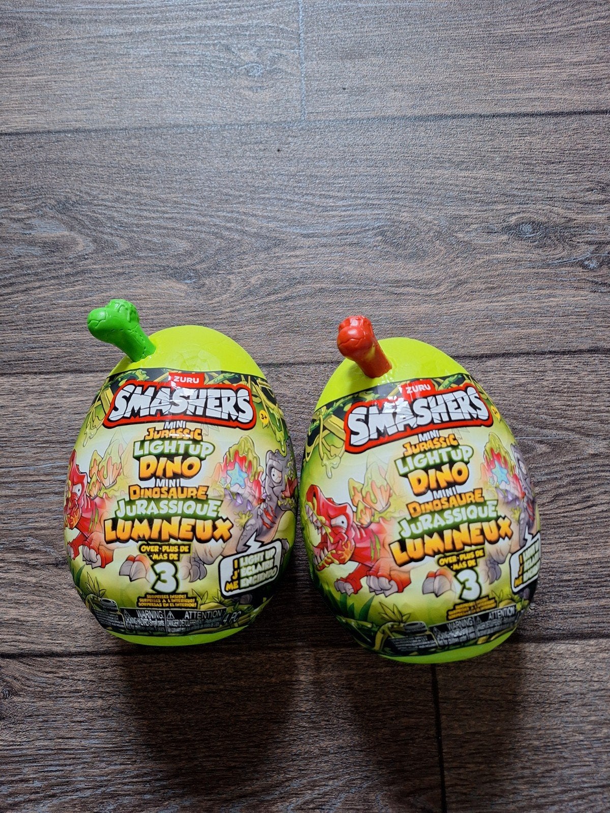 Zuru Smashers Mini Jurassic Lightup Dino Ei (2 stuks), Ophalen of Verzenden, Nieuw