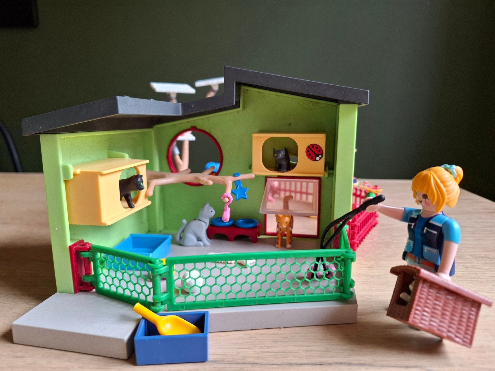 Playmobil 9276 kattenopvang/ kattenverblijf, Ophalen of Verzenden, Gebruikt