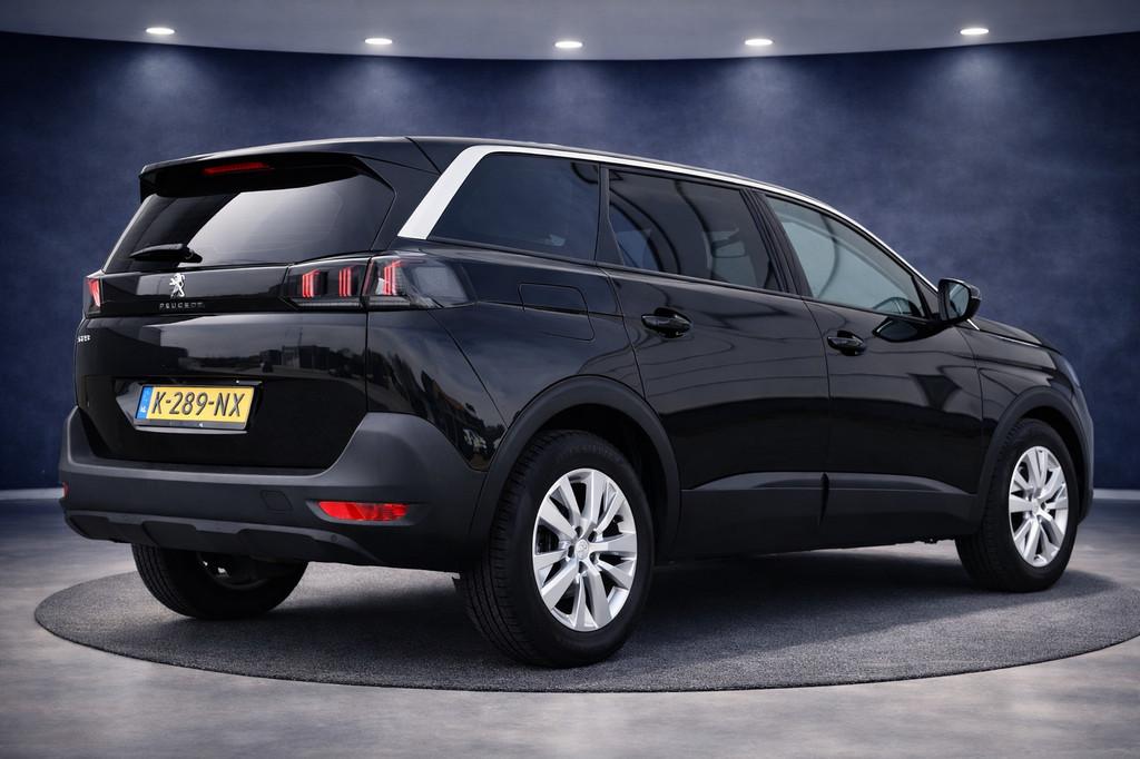 Peugeot 5008 1.2 PureTech 7P Active 360° Camera|BOMVOL, Gebruikt, 1199 cc, 7 stoelen, Zwart