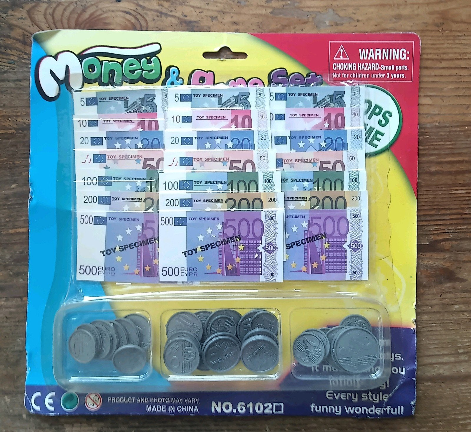 speelgeld playmoney set munten en biljetten spanje, Ophalen of Verzenden, Overige materialen, Nederland