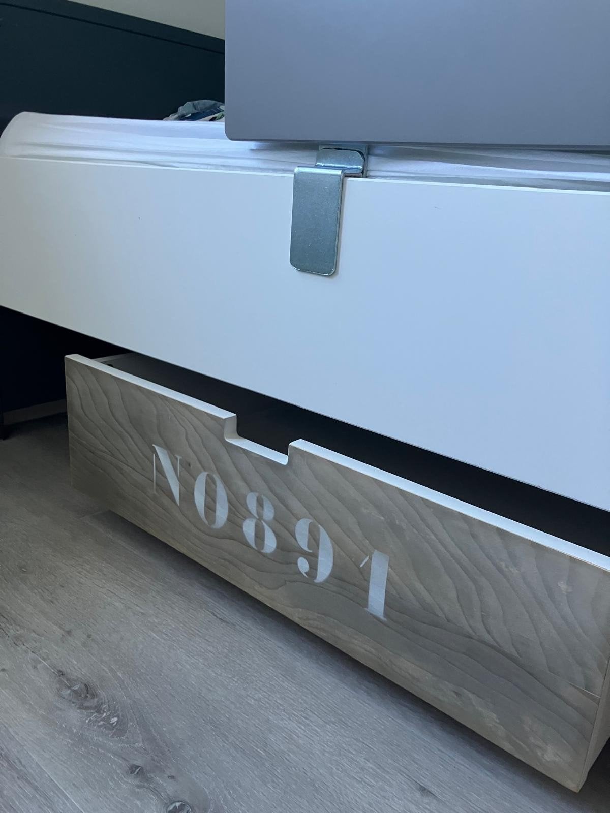 Bopita bedlade 68x63x22 cm houtkleur, Kinderen en Baby's, Kinderkamer | Bedden, Ophalen, Gebruikt, Minder dan 140 cm, Minder dan 70 cm