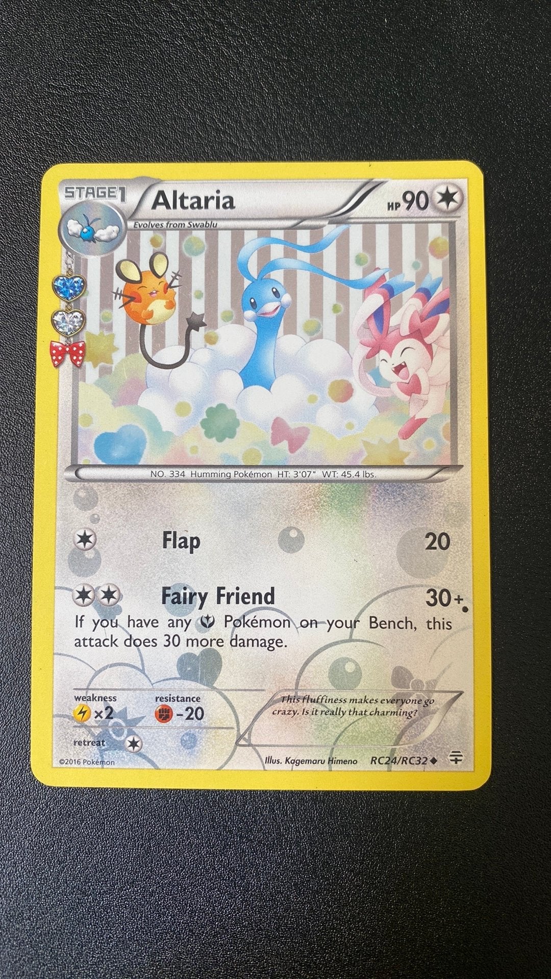 Pokemon altaria rc24 generations holo, Ophalen of Verzenden, Gebruikt, Losse kaart