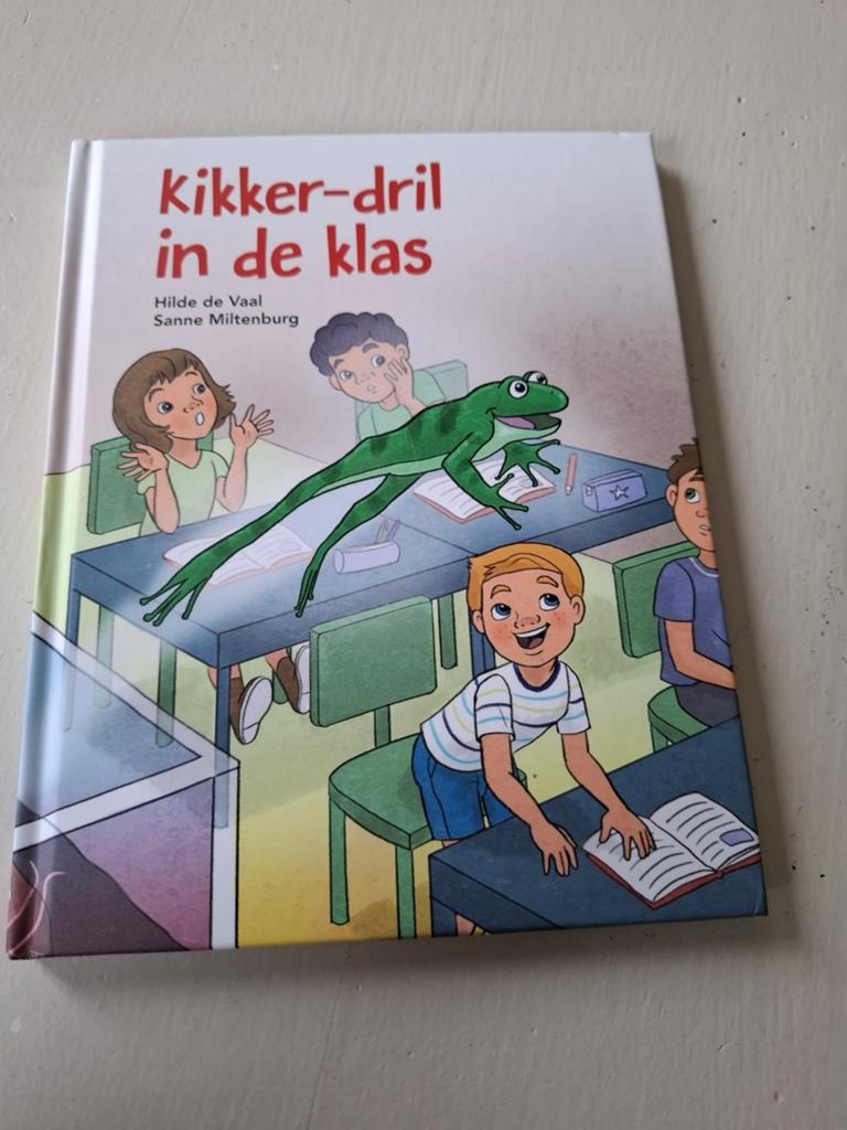 Kikker-dril in de klas - Leuk leesboekje voor beginners, Ophalen of Verzenden, Zo goed als nieuw, Hilde de Vaal, Sanne Miltenburg