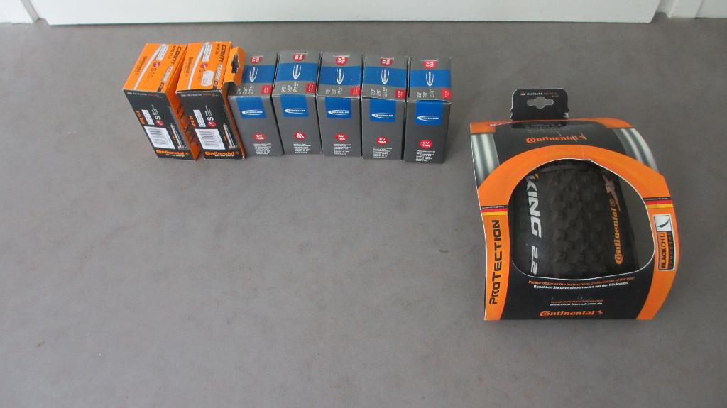 MTB binnen banden en 1 buitenband alles nieuw, Fietsen en Brommers, Ophalen of Verzenden, Nieuw, Overige merken