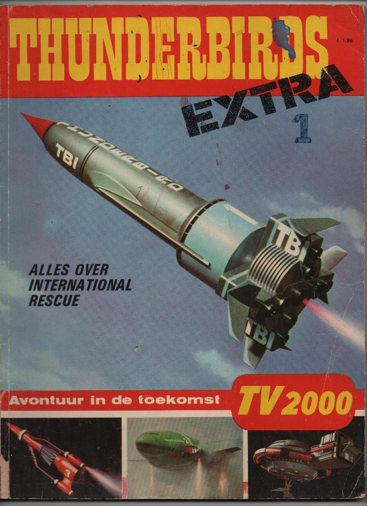 Thunderbirds Extra 1 - herfst 1966 - Gerry Anderson - TV2000, Ophalen of Verzenden, Gebruikt, Tv, Overige typen