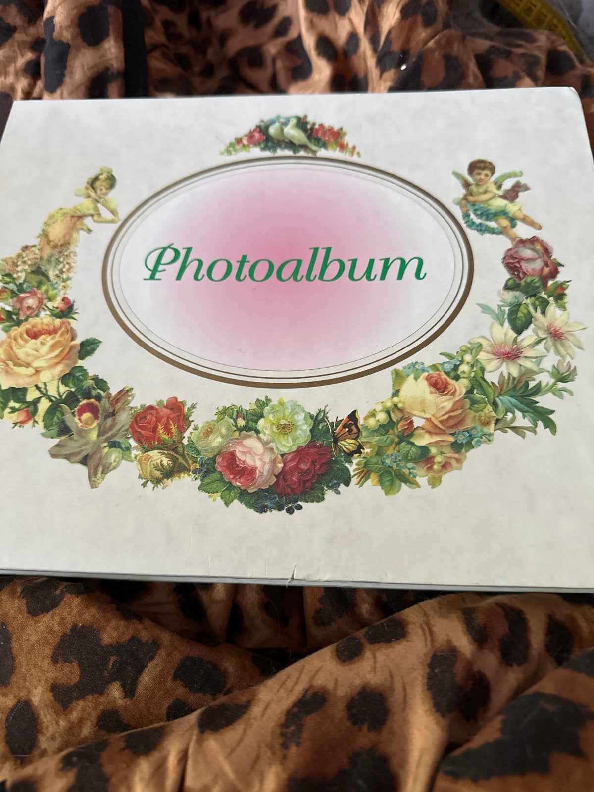 Vintage Henzo Fotoalbum met Engeltjes en Bloemen, Ophalen, Henzo, Meerkleurig, Zo goed als nieuw