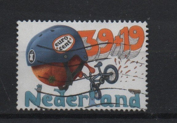 ‹(•¿•)› nl m0038 kinderzegel, Ophalen of Verzenden, Na 1940, Gestempeld