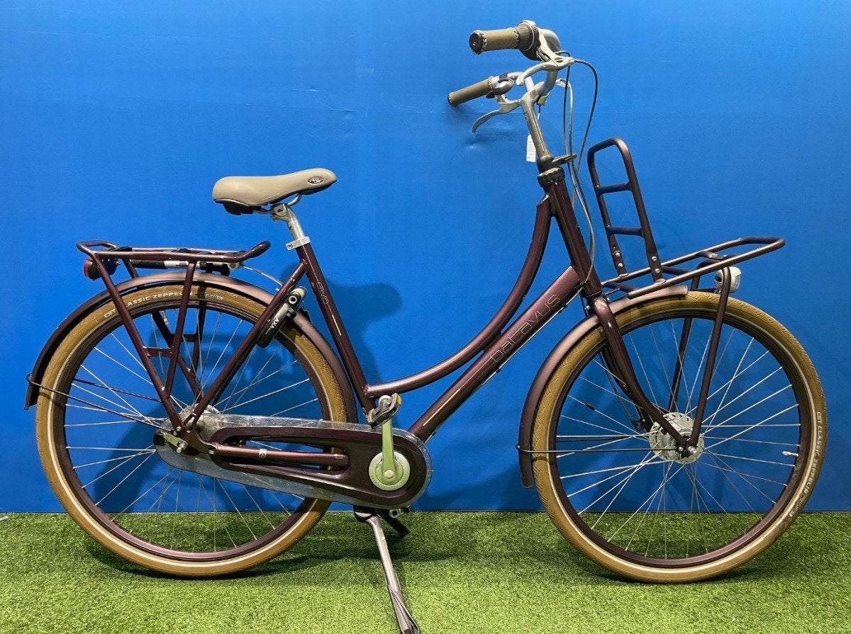 Batavus Diva Dames bruin/rood 56cm, Fietsen en Brommers, Ophalen, Gebruikt, -, -