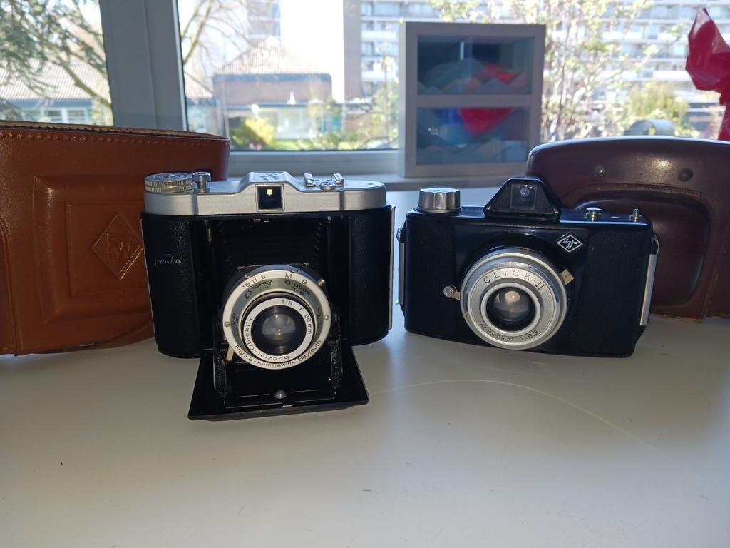 Oude Franka fotocamera, Audio, Tv en Foto, Fotocamera's Analoog, Compact, Overige Merken, Ophalen
