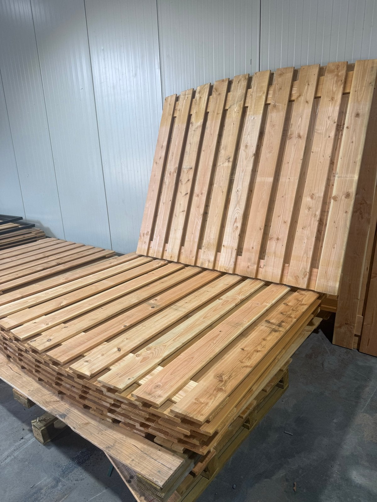 Douglas  schuttingdeel getoogd 154 cm hoog, Tuin en Terras, Ophalen, Nieuw, Hout, 1 tot 2 meter