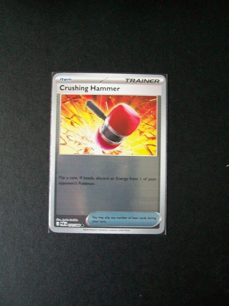 3786. Nieuwe Pokemon Kaart Holofoil CRUSHIG HAMMER (071/088), Verzenden, Nieuw, Losse kaart, Foil