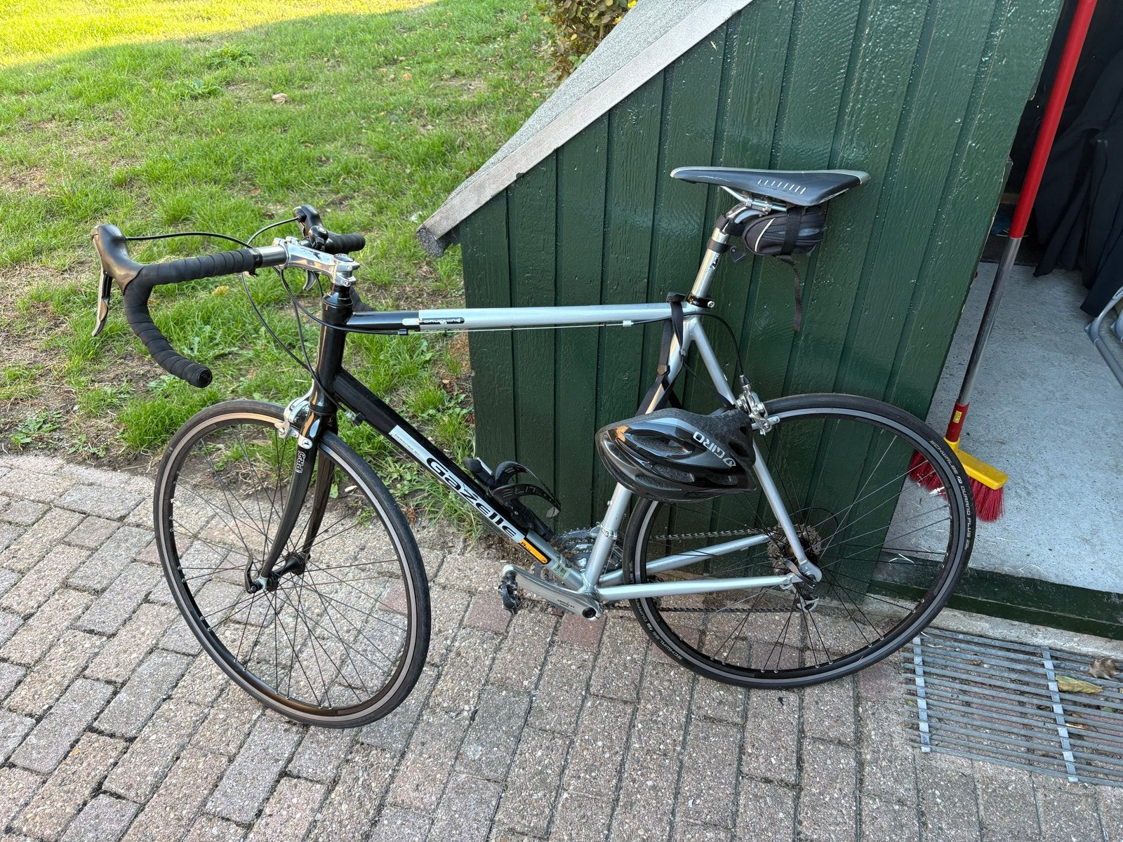 Gazelle Dauphine racefiets, framehoogte 61 cm, Fietsen en Brommers, Ophalen, 28 inch, Gebruikt, Velgrem