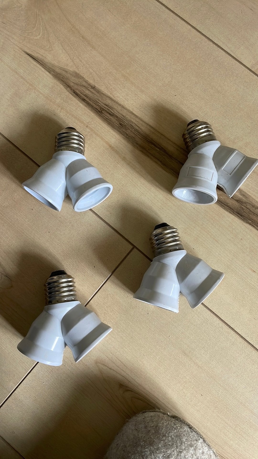 Y-adapter 2x e27 lamp houder, Ophalen, E27 (groot), Led-lamp