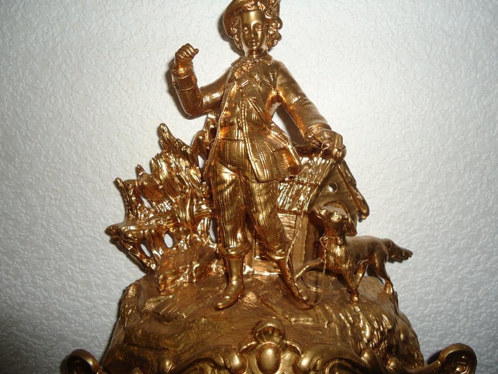 brons kleur klok, Ophalen of Verzenden