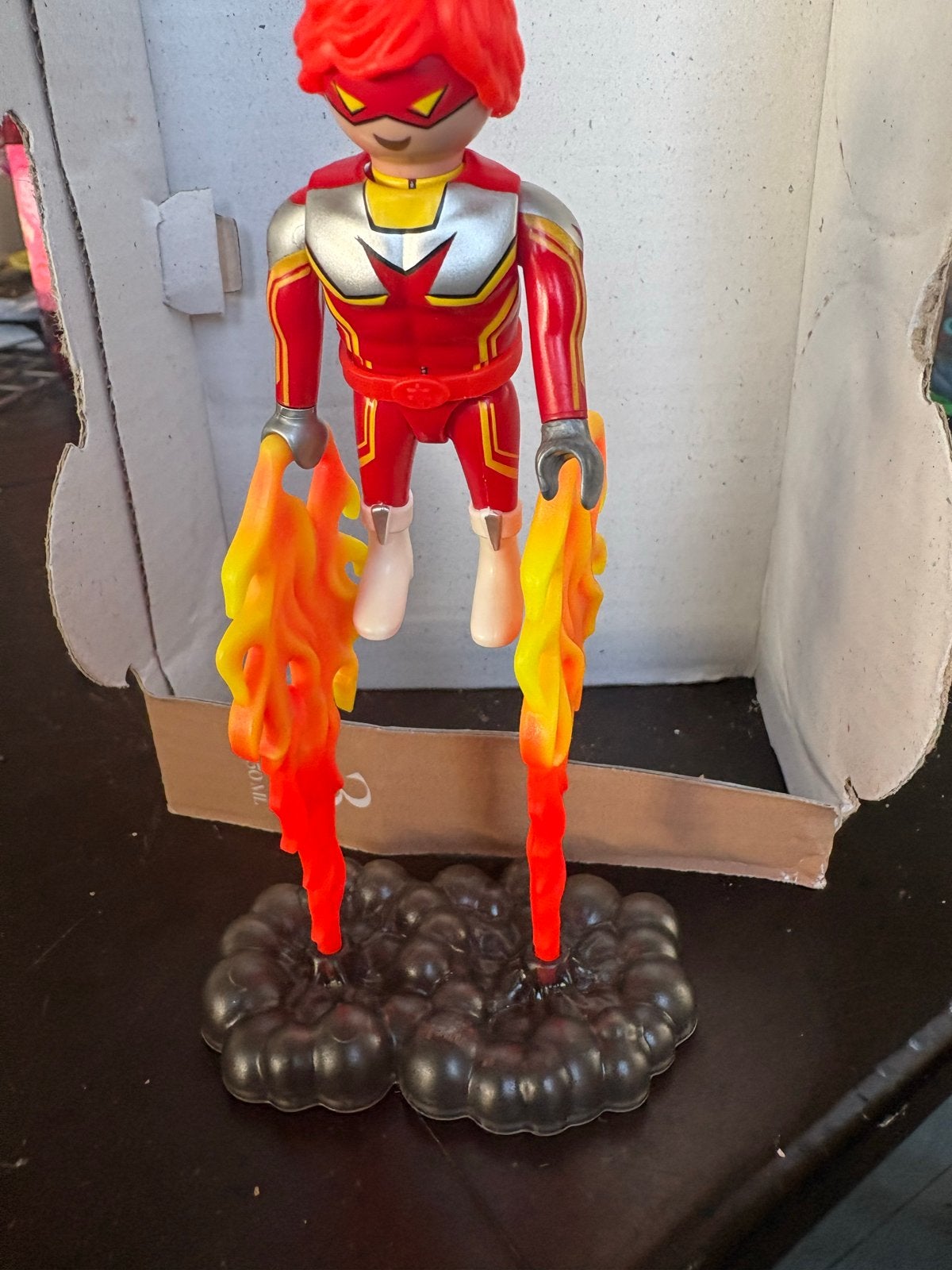 Playmobil Superheld met Vlammen Accessoires, Ophalen of Verzenden, Gebruikt