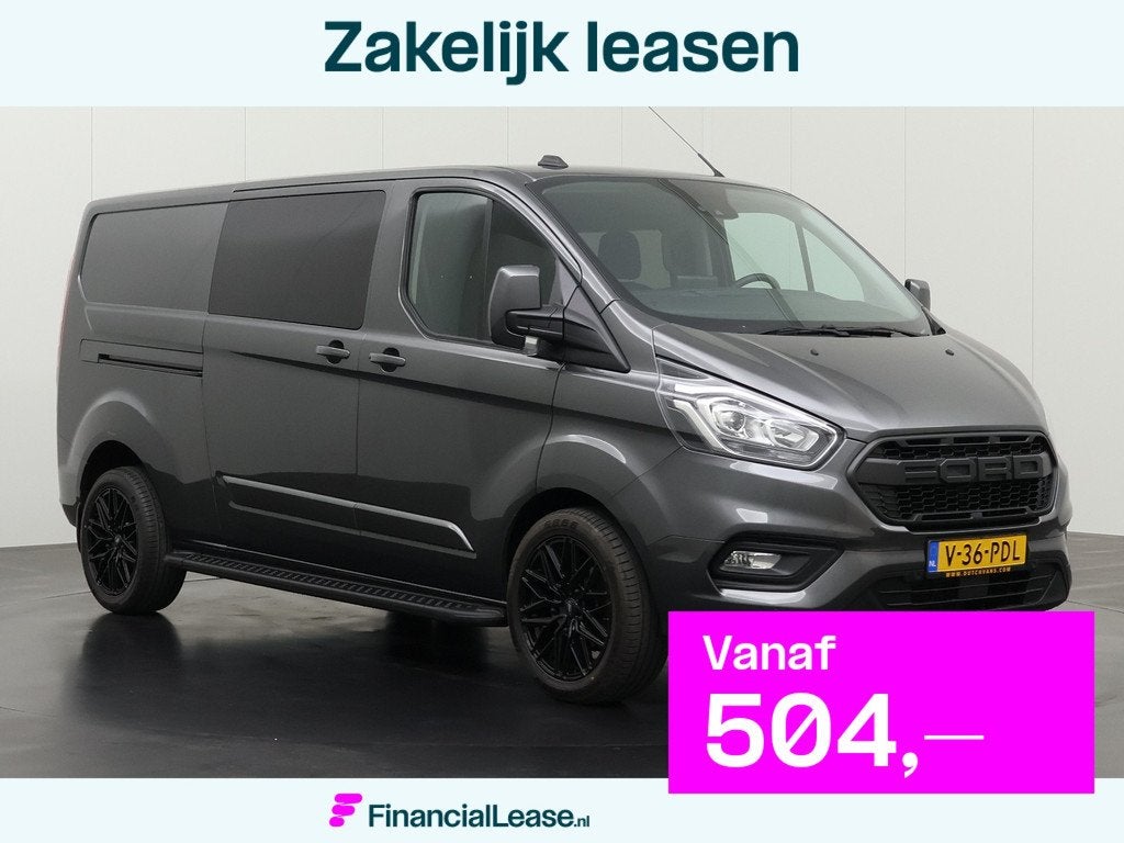 Ford Transit Custom 130PK Automaat Lang Dubbele Cabine Rapto, Gebruikt, 4 cilinders, Bedrijf, Diesel