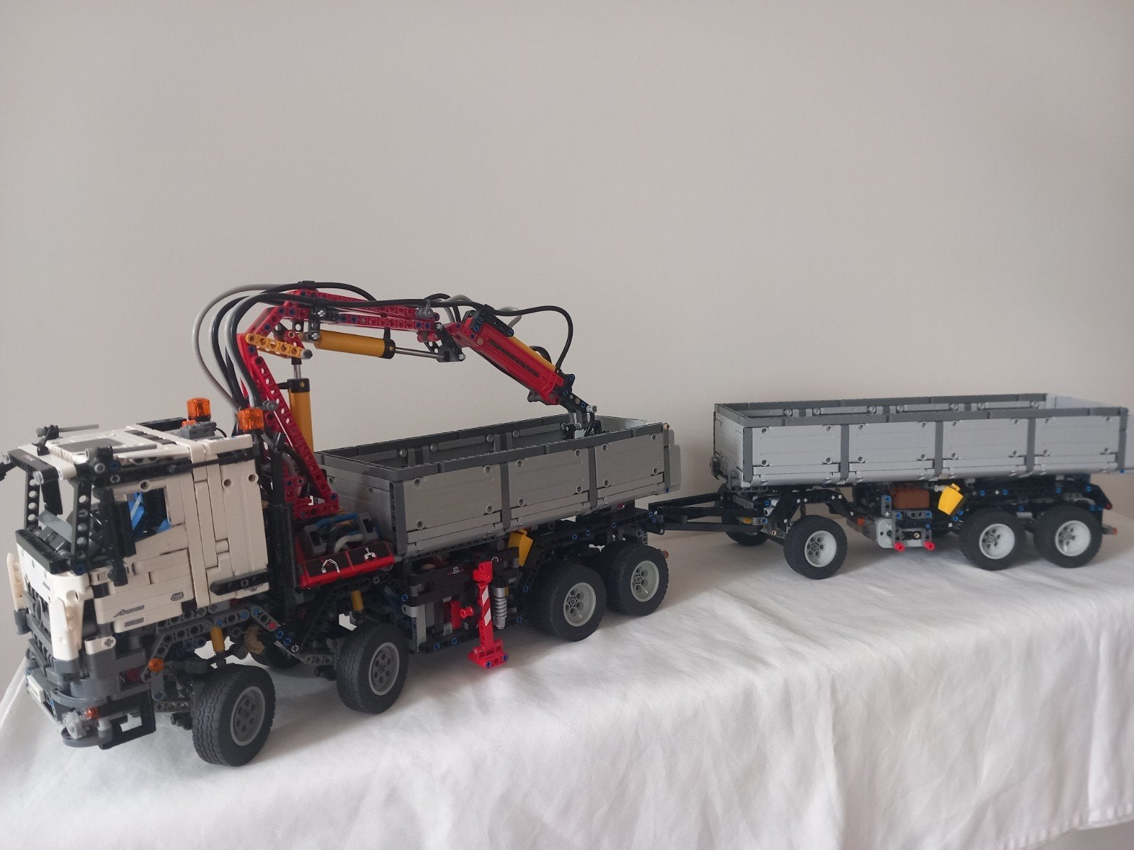 Lego Technic trailer voor 42043 Mercedes-Benz Arocs 3245, Lego, Ophalen of Verzenden, Zo goed als nieuw, Technic