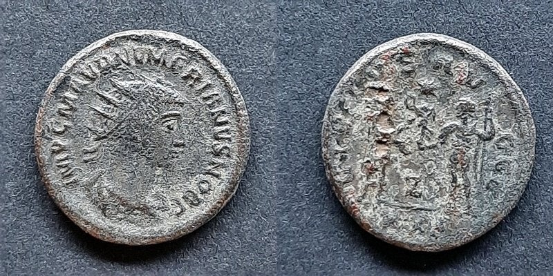 Schaarse munt keizer Numerianus S3423, Postzegels en Munten, Verzenden, Overige landen