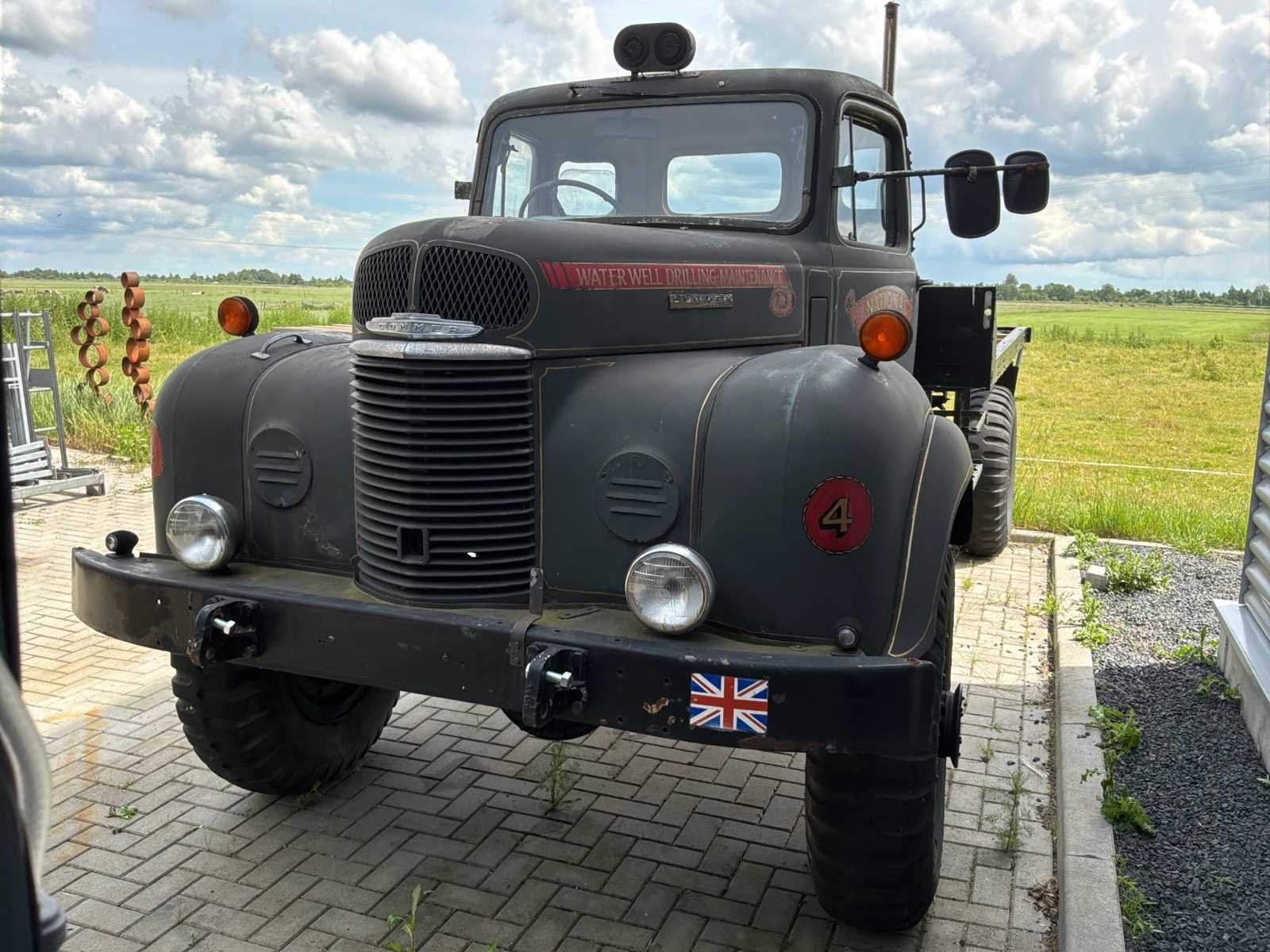 1964 Commer Q4 Dropside Lorry Oldtimer leger truck (uit de f, Auto's, Overige merken, Overige brandstoffen, Bedrijf, Te koop