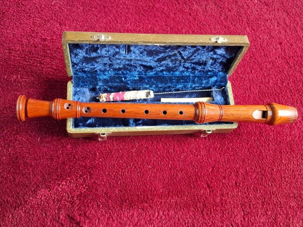 Küng "Classica" Alt blokfluit - pre loved uit 1964, Ophalen of Verzenden, Gebruikt, Alt, Met koffer, hoes of etui