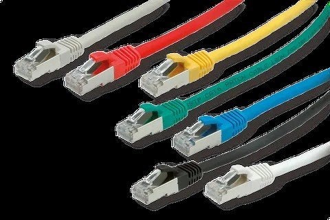 Grote partij netwerk kabels diverse kleuren en lengtes, Ophalen, Nieuw