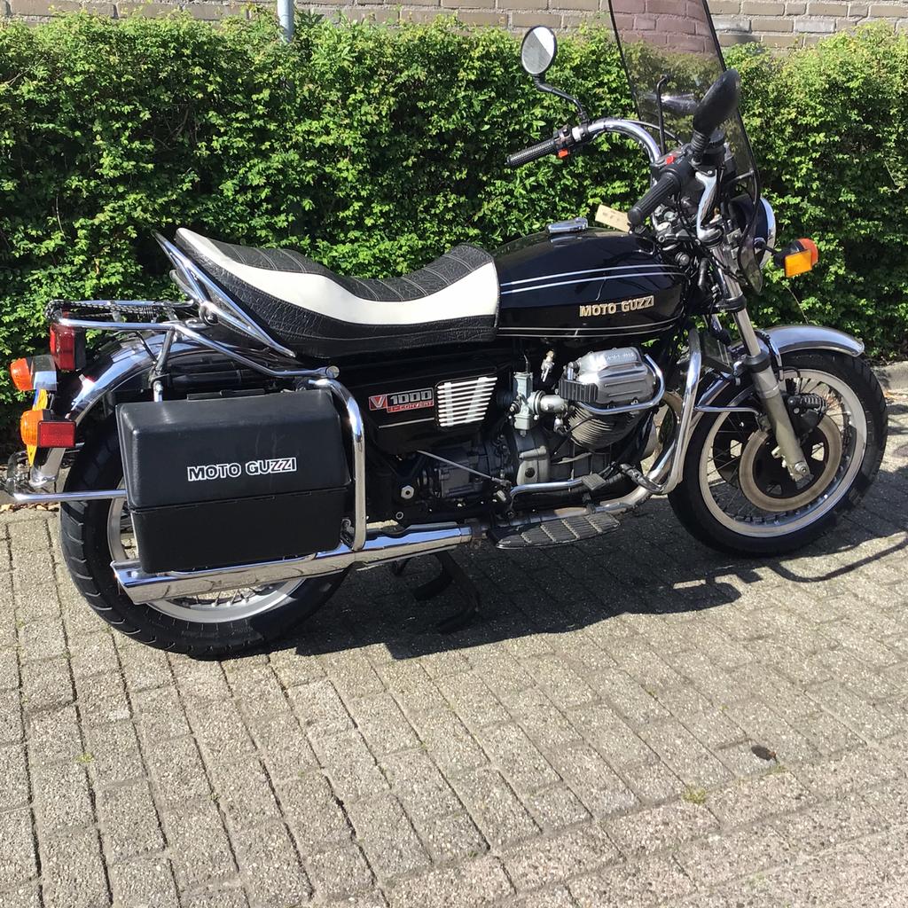 Moto guzzi convert, Motoren, Cardan-aandrijving, 2 cilinders, Gebruikt, Particulier