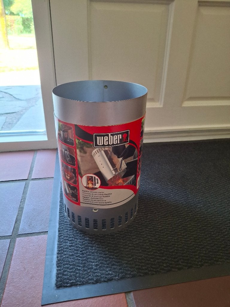 Weber Rapidfire houtkoolstarter, Ophalen of Verzenden, Nieuw, Weber