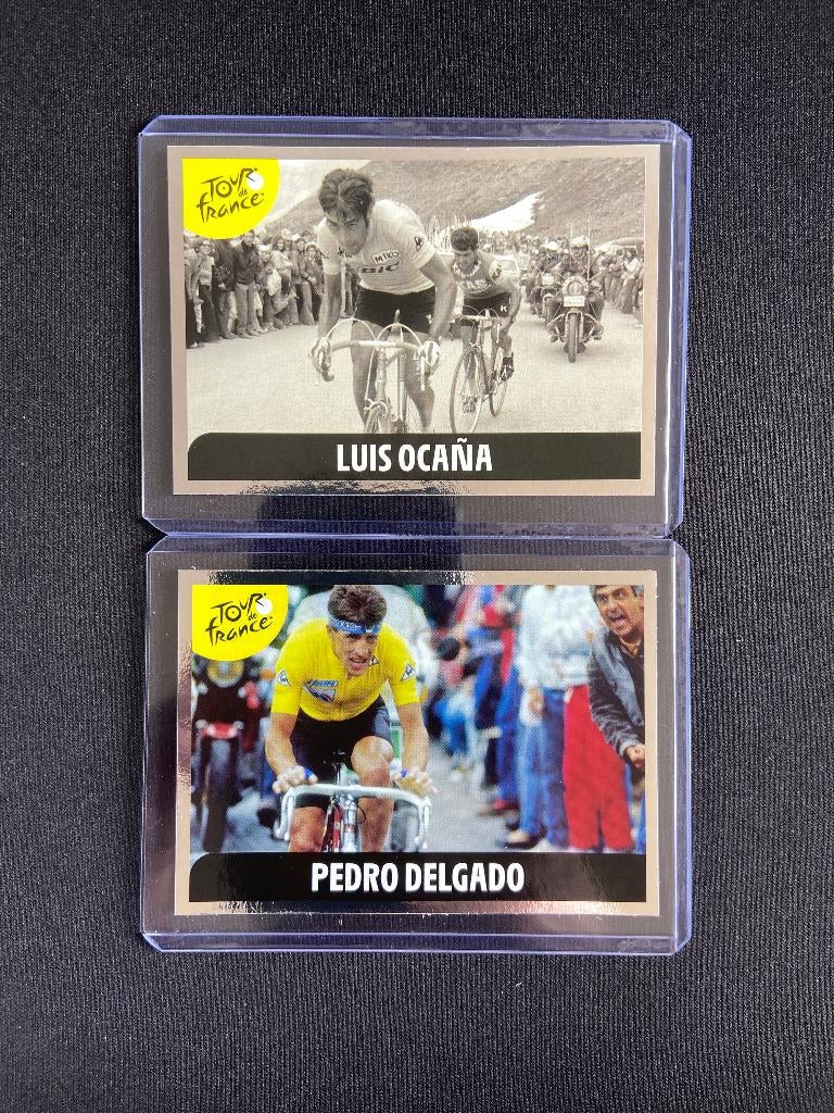 Luis Ocana Pedro Delgado Panini Tour de France 2026 Sticker, Verzenden, Zo goed als nieuw, Overige sporten, Poster, Plaatje of Sticker