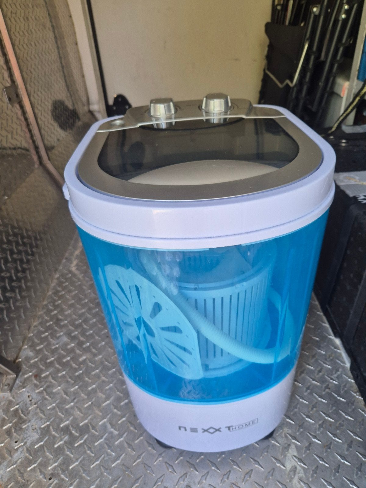 NEXXT HOME Mini Wasmachine - Compact en Draagbaar, Minder dan 1200 toeren, Minder dan 85 cm, Minder dan 4 kg, Bovenlader