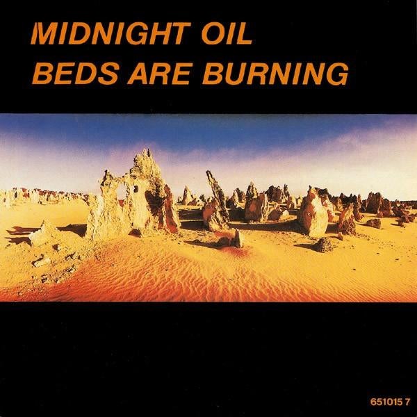 Midnight Oil - Beds are Burning (Single), Cd's en Dvd's, Vinyl Singles, Gebruikt, 7 inch, Single, Ophalen of Verzenden