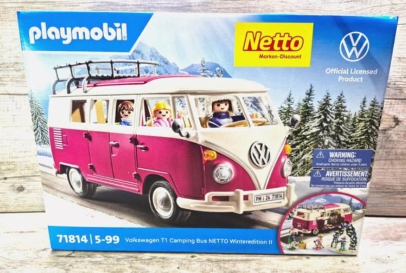 Playmobil VW T1 bus roze 71814, Ophalen of Verzenden, Nieuw