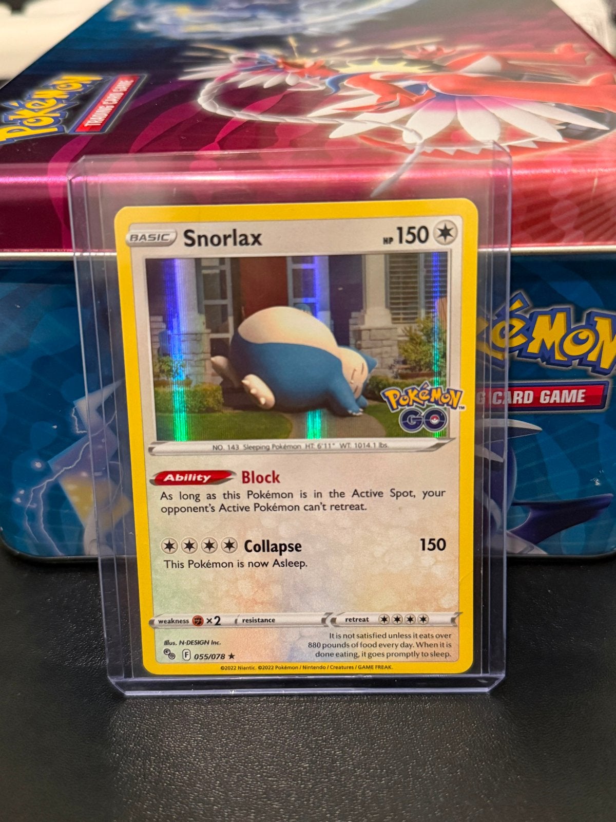 Snorlax [Holo] #55 Pokemon Go, Ophalen of Verzenden, Nieuw, Losse kaart
