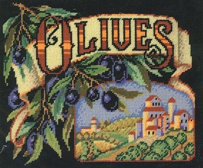 borduurpakket OLIVES needlepoint MARTI, Ophalen of Verzenden, Nieuw, Handborduren, Borduurpakket