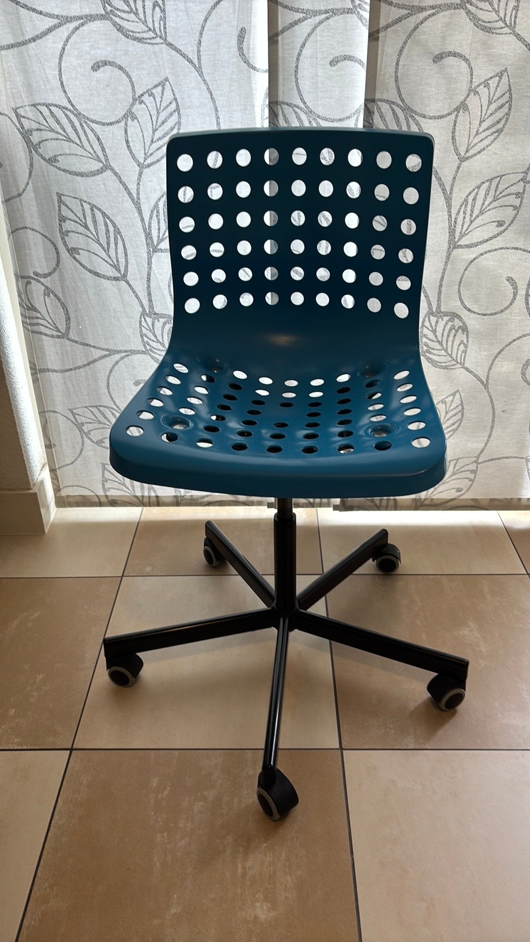 IKEA bureaustoel blauw, Ophalen, Gebruikt, Blauw, Bureaustoel