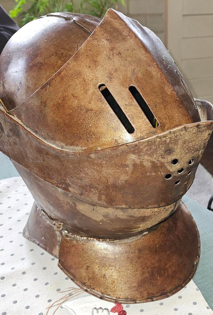 Decoratieve Ridderhelm - Antieke Look, Ophalen of Verzenden